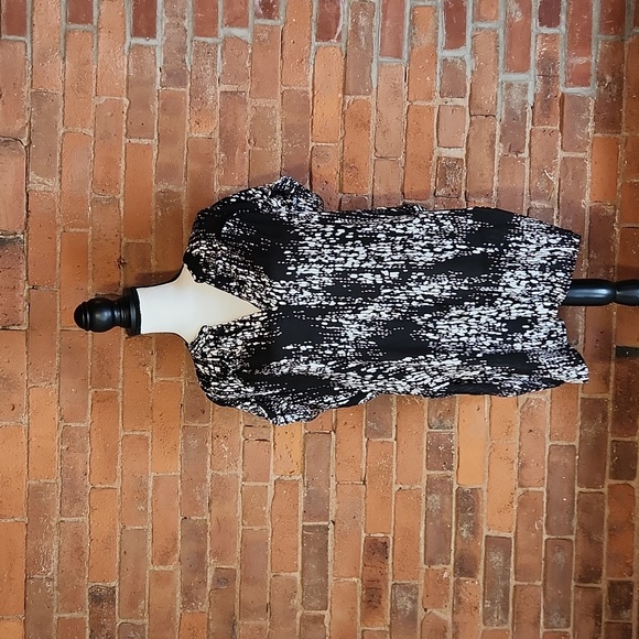 cooper & ella Tops - Sheer Button Down Tunic